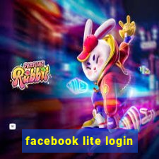 facebook lite login